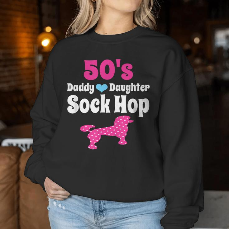 Daddy Daughter Dance 1950S Sock Hop Pink Poodle Women Sweatshirt Unique Gifts