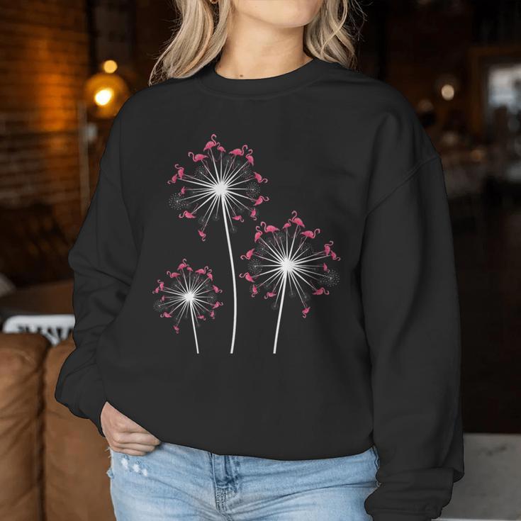 Dandelion Bird For Flamingo Sweatshirt Frauen Lustige Geschenke