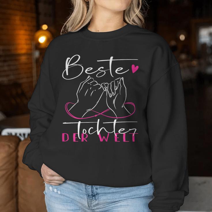 Daughter Saying Beste Tochter Der Welt Sweatshirt Frauen Lustige Geschenke