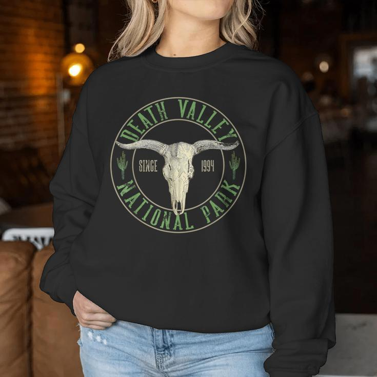 Death Valley National Park Since 1994 Cactus And Skull Women Sweatshirt Unique Gifts