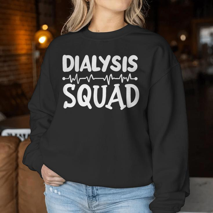 Dialysis Tech Technician Dialysis Nurse Women Sweatshirt Funny Gifts