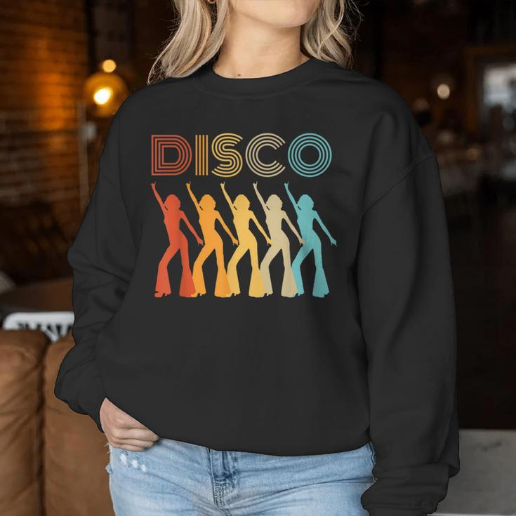 Disco Diva Themed Party 70S Retro Vintage 70'S Dancing Queen Women Sweatshirt Personalized Gifts