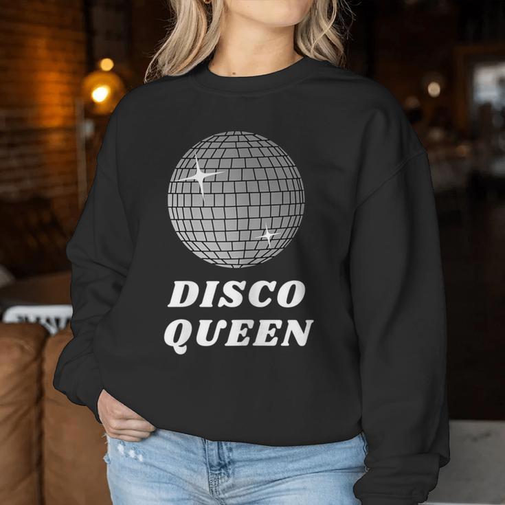 Disco Queen 70'S Themed Birthday Party Dancing Women Women Sweatshirt Unique Gifts