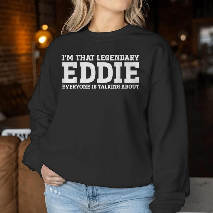 Eddie Personal Name Girl Eddie Women Sweatshirt Unique Gifts