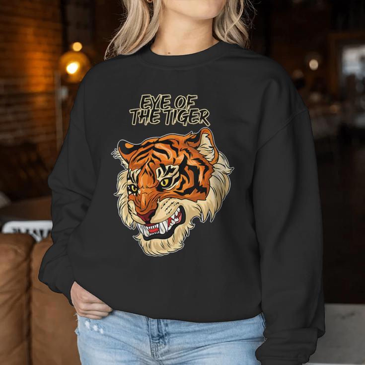 Eye Of A Tiger Women Sweatshirt Unique Gifts