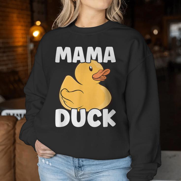 Farming Cute Bird Mom Duck Lover Mama Duck Women Sweatshirt Unique Gifts