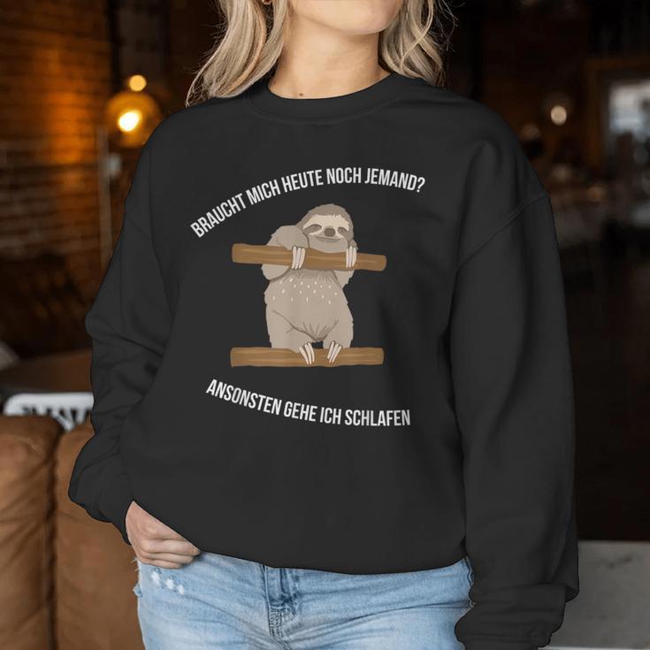 Faultier Sloth2 Geschenkidee Kollegen Freunde Sweatshirt Frauen Lustige Geschenke