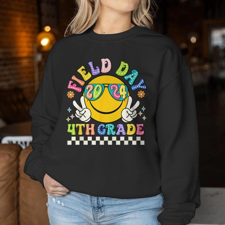 Field Day 2024 4Th Fourth Grade Field Trip Teacher Student Women Sweatshirt Unique Gifts