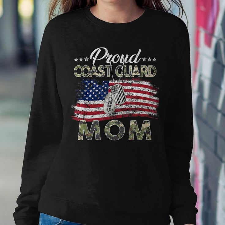 Flag Proud Coast Guard Mom For Coast Guard Mom Women Sweatshirt Unique Gifts