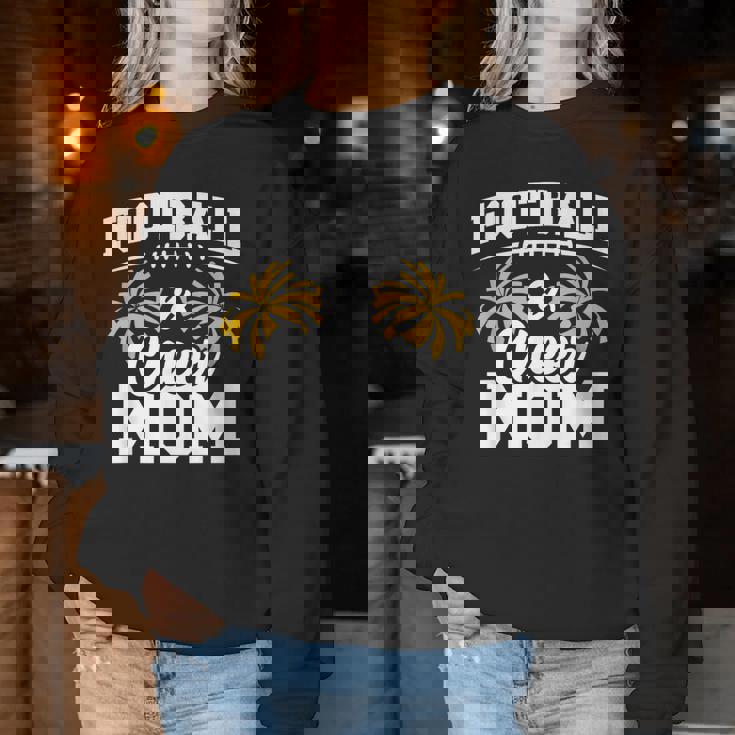 Football Cheer Mom High School Cheerleader Cheerleading Women Sweatshirt Unique Gifts