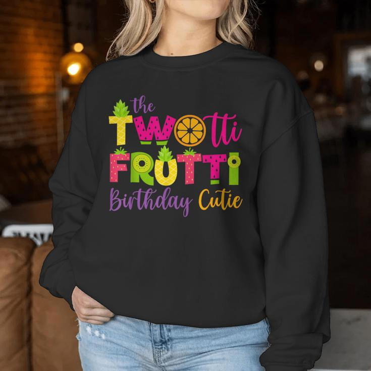 Birthday Girl Twotii Frutti Birthday Family 2Nd Women Sweatshirt Unique Gifts