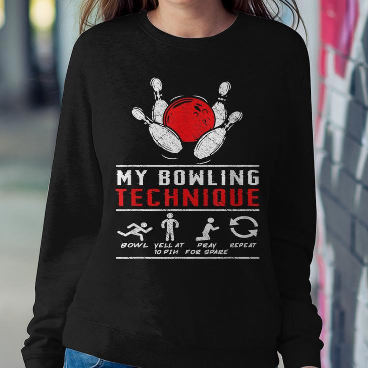 Bowler To Match Bowling Ball & Shoes Bowling Women Sweatshirt Unique Gifts