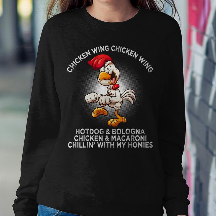 Chicken Wing Chicken Wing Hot Dog Bologna Retro Women Sweatshirt Unique Gifts