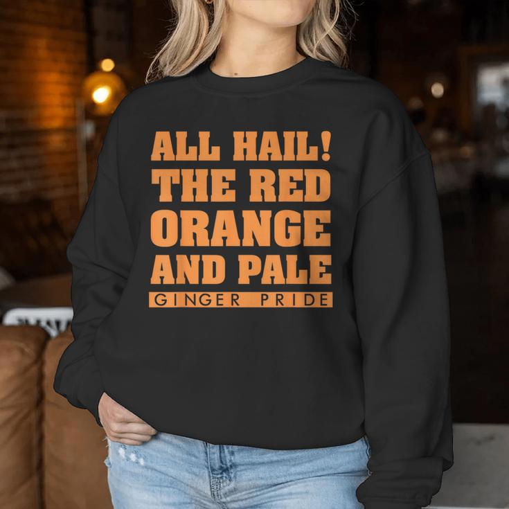 Ginger Redhead I Love Red Hair Graphic Ginger Women Sweatshirt Unique Gifts