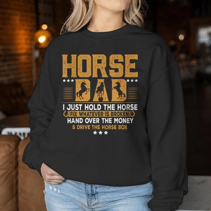 Horse Papa Ich Halte Einfach Das Horse Repair Everything Was Broken Sweatshirt Frauen Lustige Geschenke