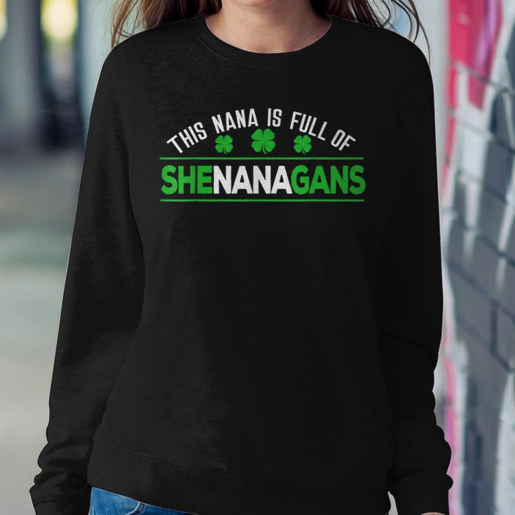 Irish Nana Shenanigans Grandmother Fun Idea Women Sweatshirt Unique Gifts