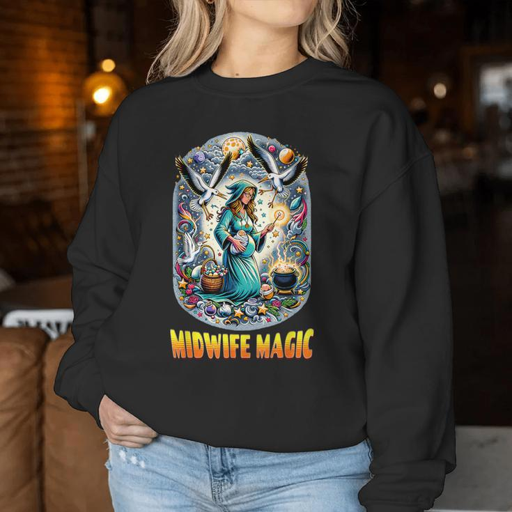 Midwife Magic Fantasy For Both And Vintage Women Sweatshirt Unique Gifts