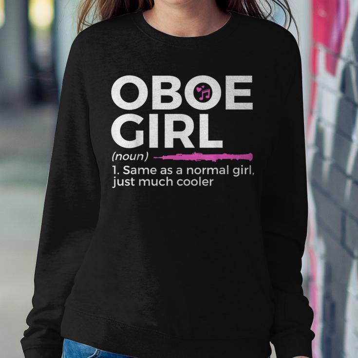 Oboe Girl Definition Oboe Women Sweatshirt Unique Gifts