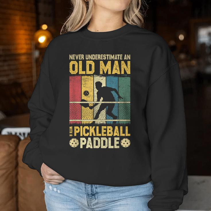 Pickleball Player Pickle Ball Lover Women Sweatshirt Funny Gifts