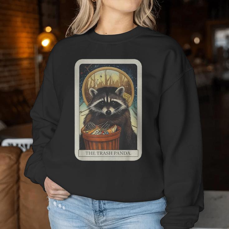 Racoon The Trash Panda Tarot Card Raccoon Lover Women Sweatshirt Unique Gifts