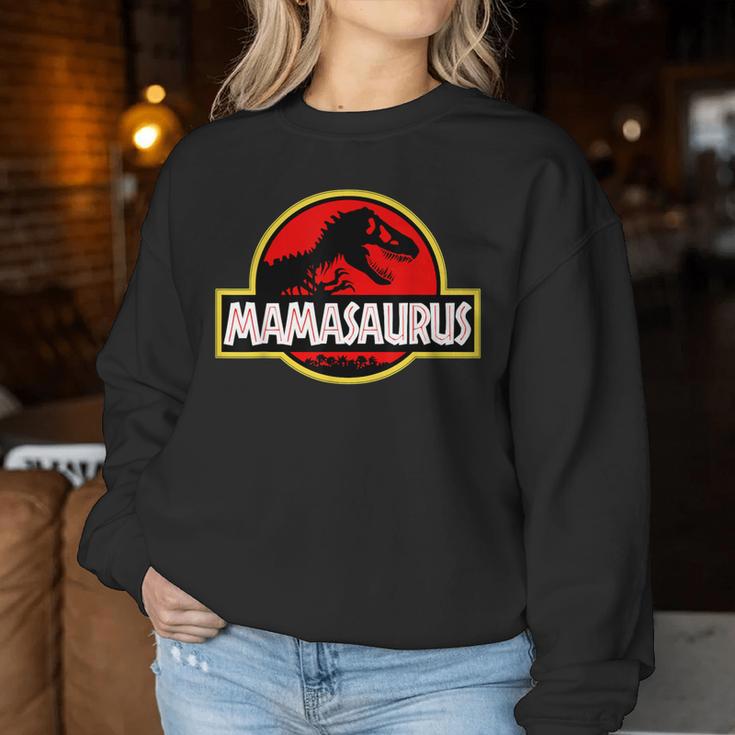 Retro Mamasaurus Sweatshirt Frauen Lustige Geschenke