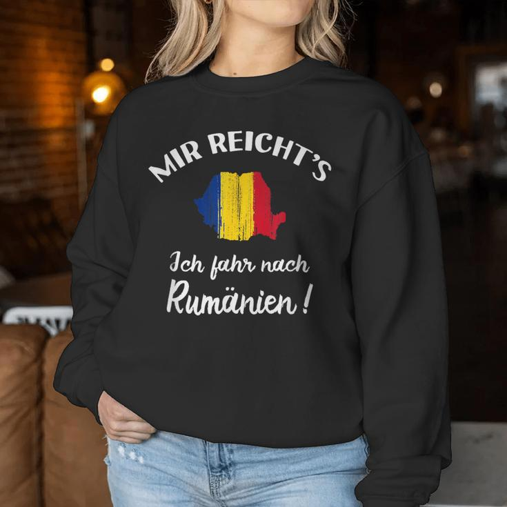 Romania Ich Fahre Nach Rumänien Sweatshirt Frauen Lustige Geschenke