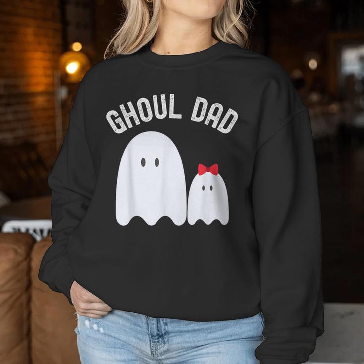 Ghoul Dadatertag Papaon Mädchenater Tochter Ghost Sweatshirt Frauen Lustige Geschenke