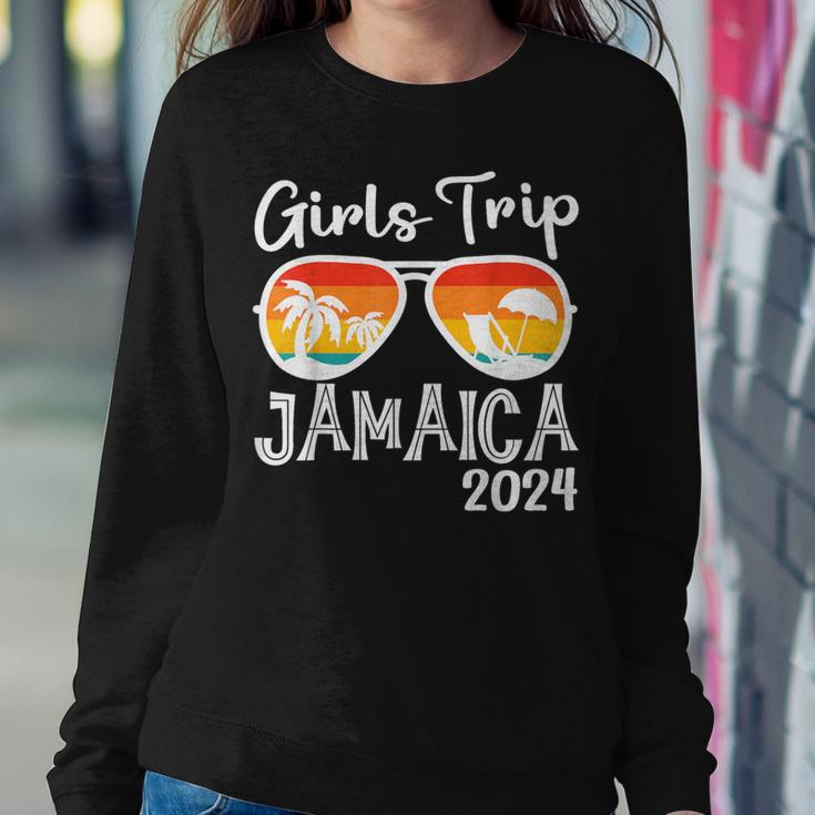 Girls Trip 2024 Weekend Jamaica Vacation Matching Women Sweatshirt Personalized Gifts