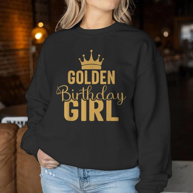 Golden Birthday Girls Birthday Party Decorations Bday Cool Women Sweatshirt Unique Gifts
