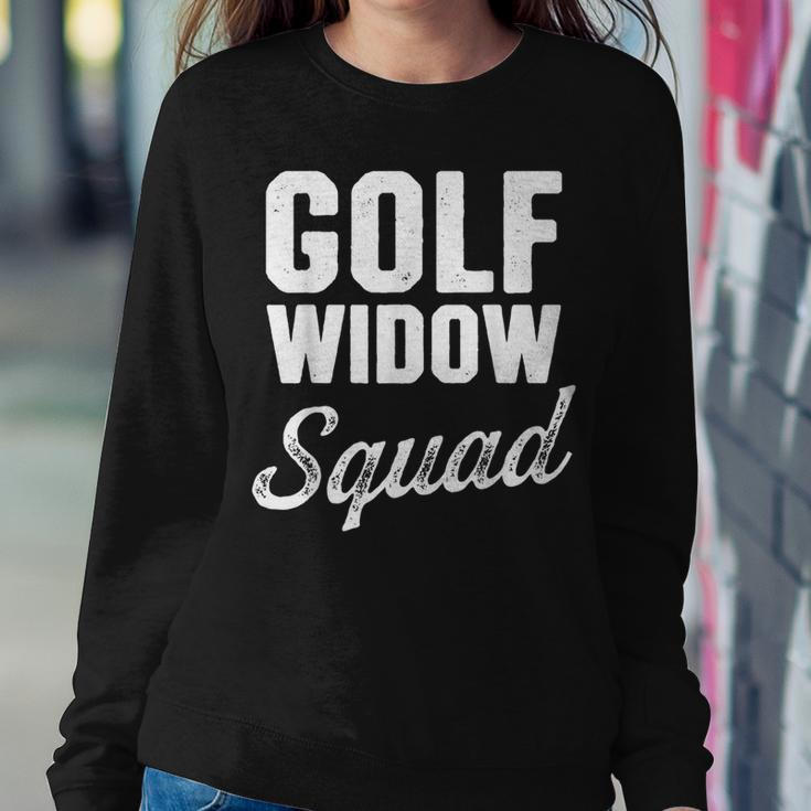 Golf Widow Wife Squad Golfer Golfing Women Sweatshirt Unique Gifts