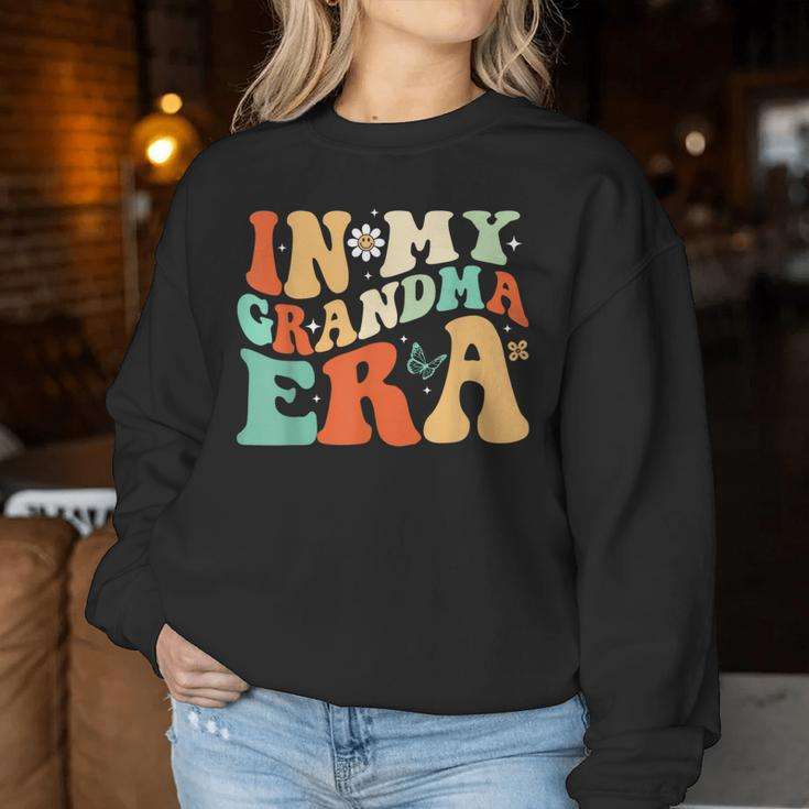In My Grandma Era Baby Announcement Women Sweatshirt Personalized Gifts