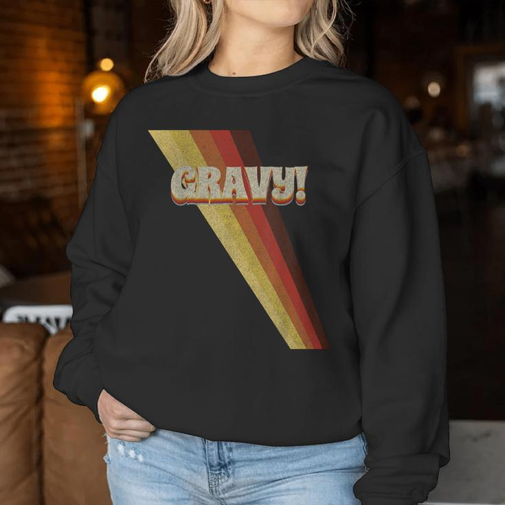 Gravy Seventies 70'S Cool Vintage Retro Style Women Sweatshirt Unique Gifts