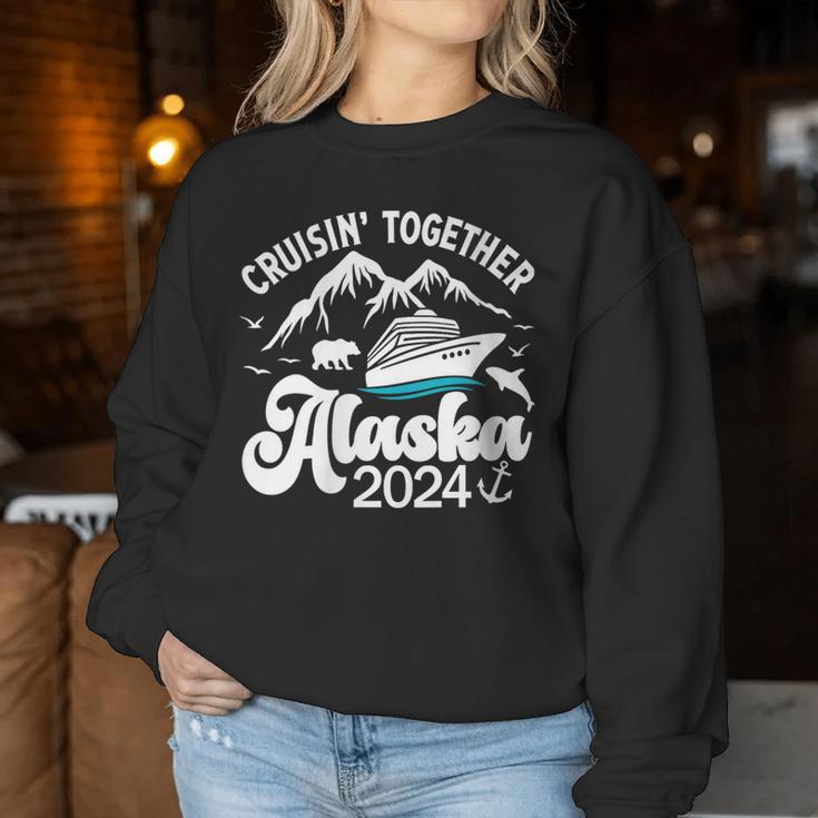 Great Alaska Cruise Trip Cruising Together 2024 Women Sweatshirt Unique Gifts