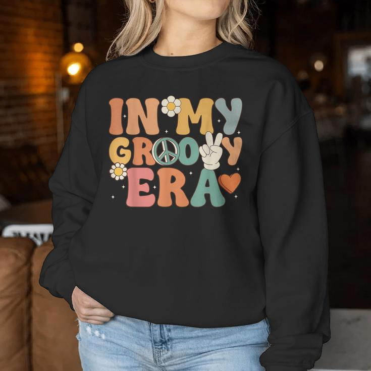 In My Groovy Era Hippie 60S 70S 80S Costume Theme Party Women Sweatshirt Personalized Gifts