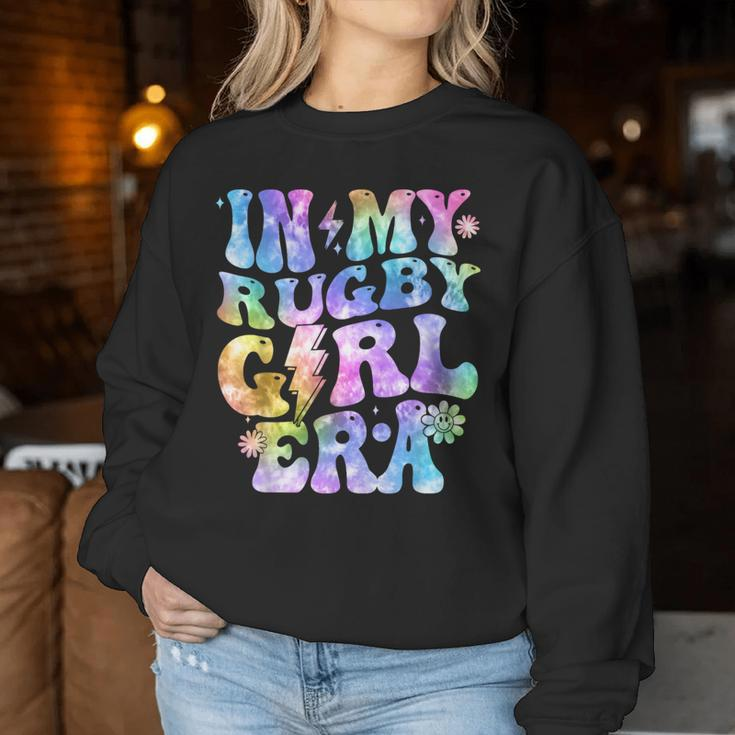 Groovy Tie Dye In My Rugby Girl Era Women Sweatshirt Unique Gifts