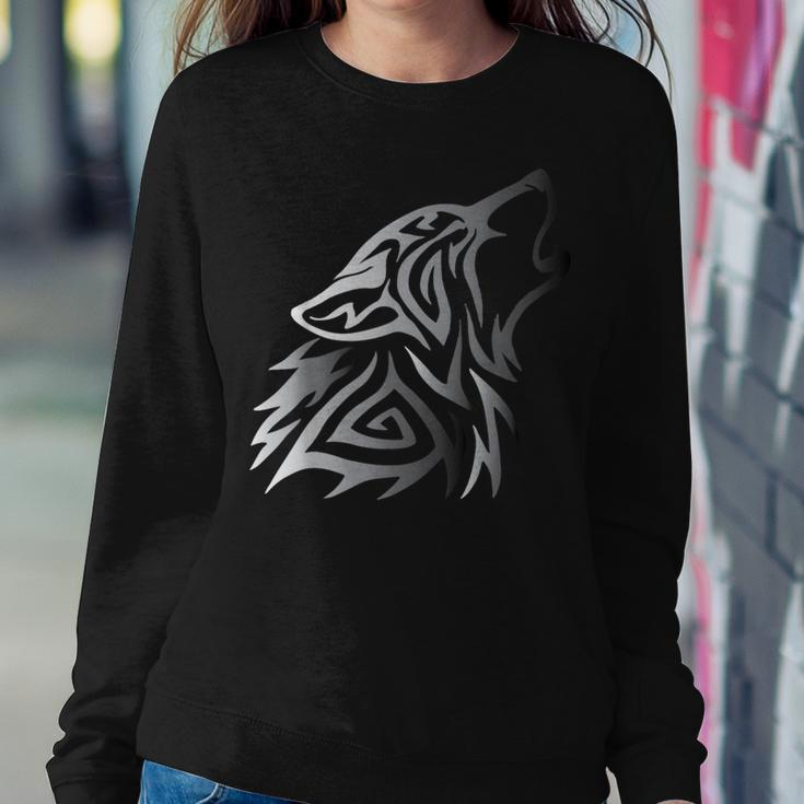 Happy Fenrir Wolf Howls Odin Nordic God Valhalla Women Sweatshirt Unique Gifts