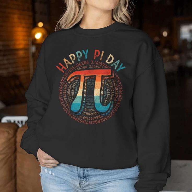 Happy Pi Day 314 Pi Day Math Lover Teacher Mathematics Women Sweatshirt Unique Gifts