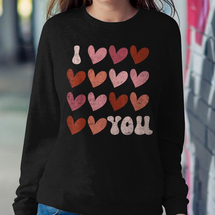 I Heart Love You Valentine Couple Matching Kid Women Sweatshirt Funny Gifts