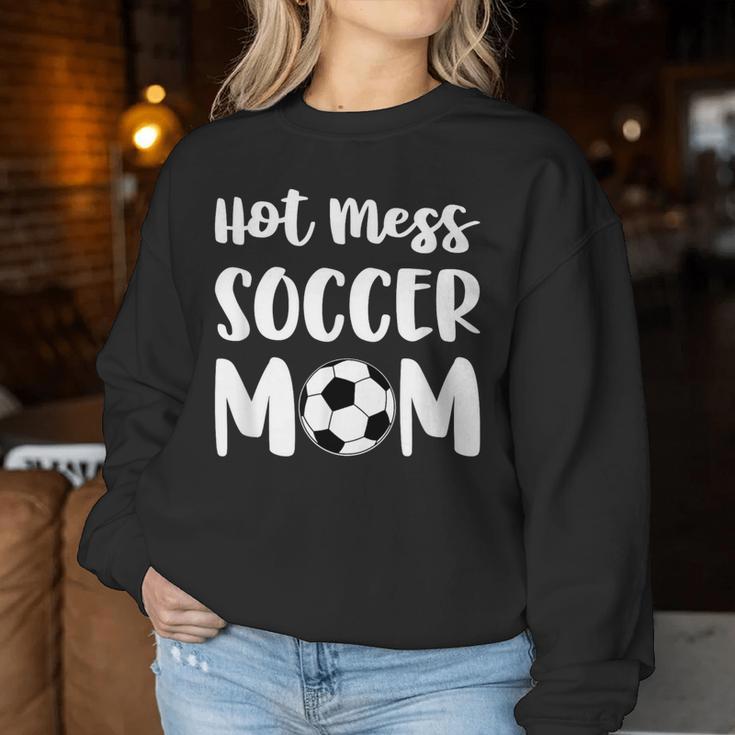 Heiße Fußball-Mama Lustige Fußball-Mama Sweatshirt Frauen Lustige Geschenke