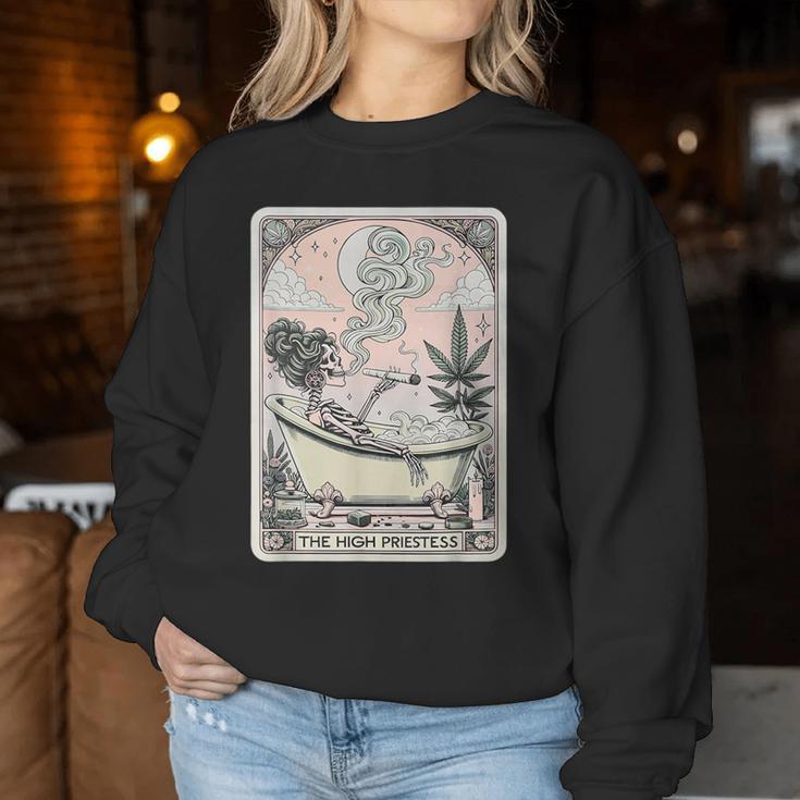 The High Priestess Tarot Card Witchy Sarcastic Women Sweatshirt Unique Gifts