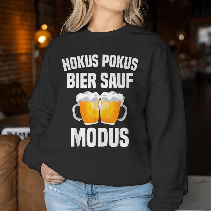 Hokus Pokus Beer Sauf Modus Drinking Beer Drinker Sweatshirt Frauen Lustige Geschenke