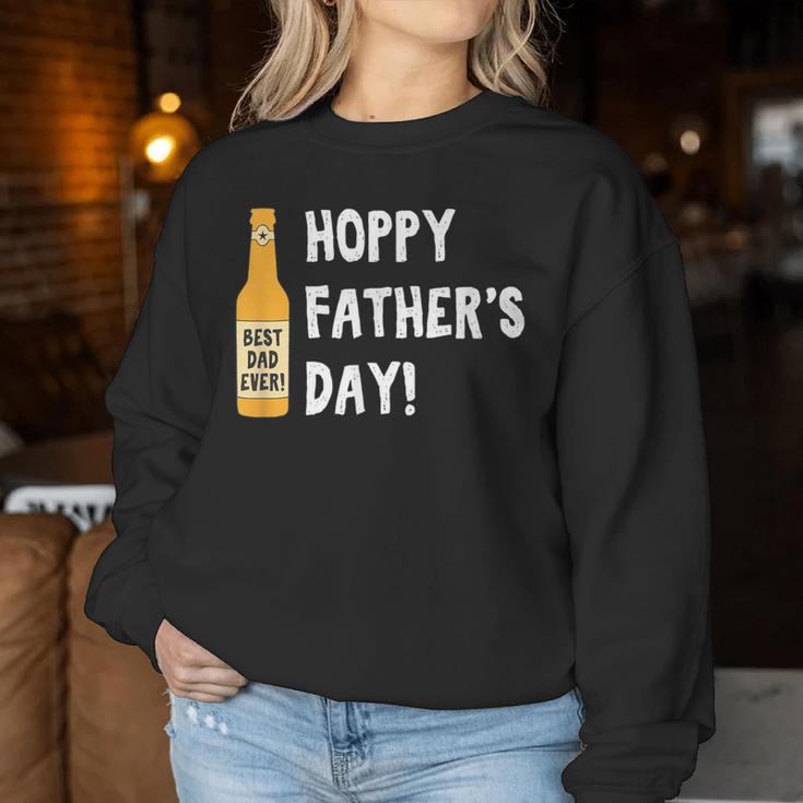 Hoppyatertag — Bester Papa Aller Zeiten — Homebrew Beer Sweatshirt Frauen Lustige Geschenke