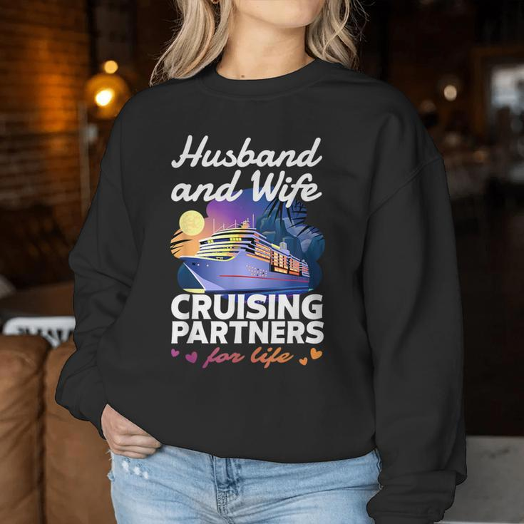 Husband And Wife Cruise 2024 Matching Couple Outfits Women Sweatshirt Unique Gifts