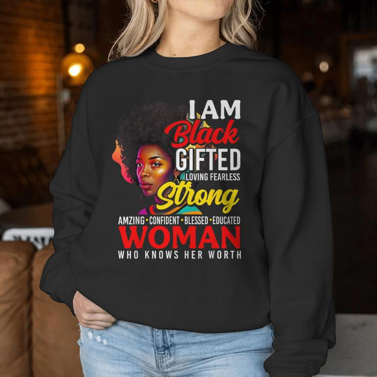 I'm Blacked Strong Woman Black Girl Black History Month Women Sweatshirt Personalized Gifts