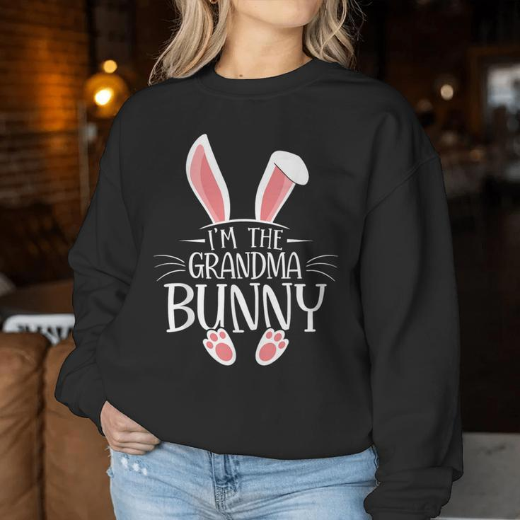 I'm The Grandma Bunny Cute Matching Family Easter Day Women Sweatshirt Unique Gifts