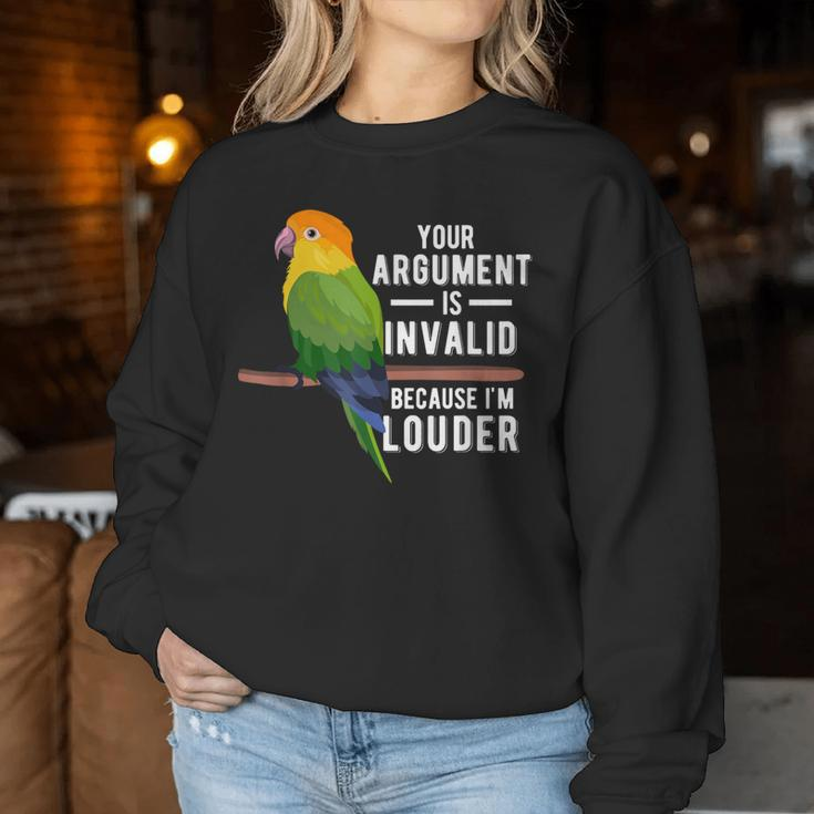 I'm Louder Caique Owner Caique Parrot Mom Women Sweatshirt Unique Gifts