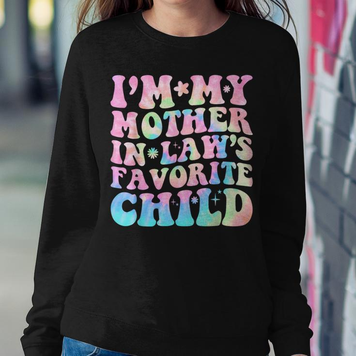 I'm My Mother In Law's Favorite Child Parent Women Women Sweatshirt Unique Gifts