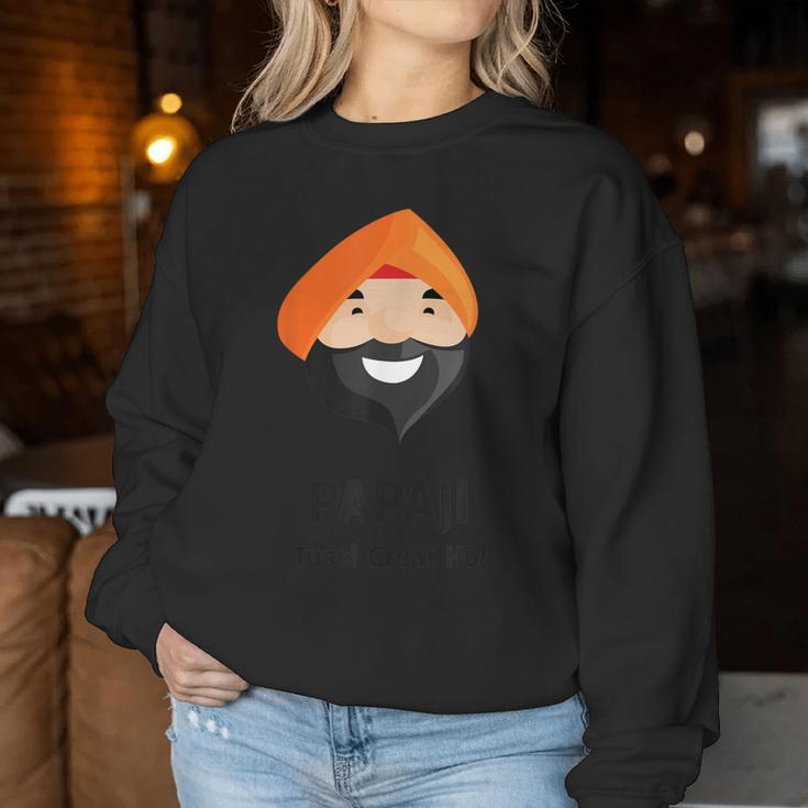 Indischesatertagsgeschenk Punjabi Papa Lustige Männer Frauen Sweatshirt Frauen Lustige Geschenke