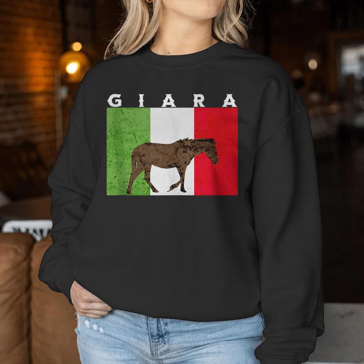 Italian Sardinian Giara Horse Women Sweatshirt Unique Gifts