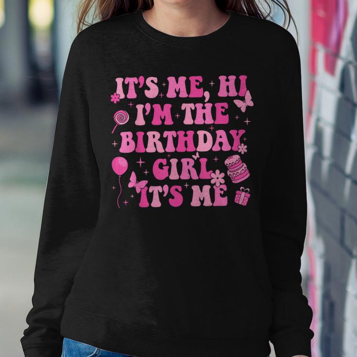 It's Me Hi I'm The Birthday Girl Pink Birthday Party Women Women Sweatshirt Unique Gifts